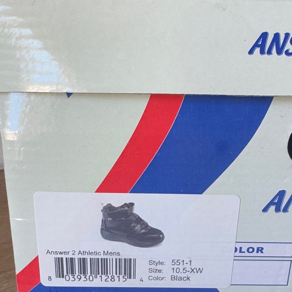 Answer 2 New Men’s Black High Top Sneakers - Picture 8 of 8